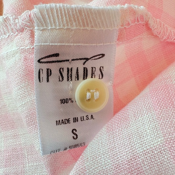 CP Shades Linen Gingham Top - Picture 3 of 12